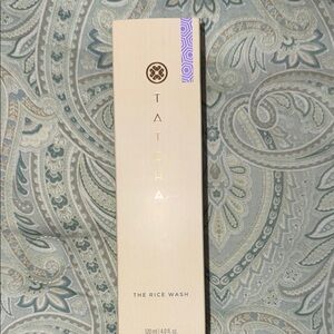 Tatcha Rice Wash in Light Beige with Gold Accents